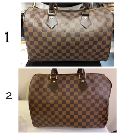 louis vuitton speedy damier fake vs real|false louis vuitton speedy.